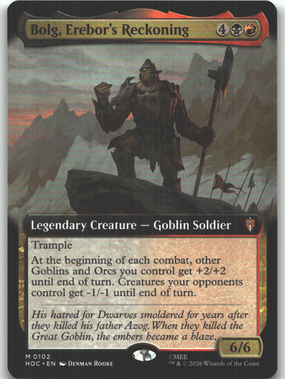 Bolg, Erebor's Reckoning (Extended Art)