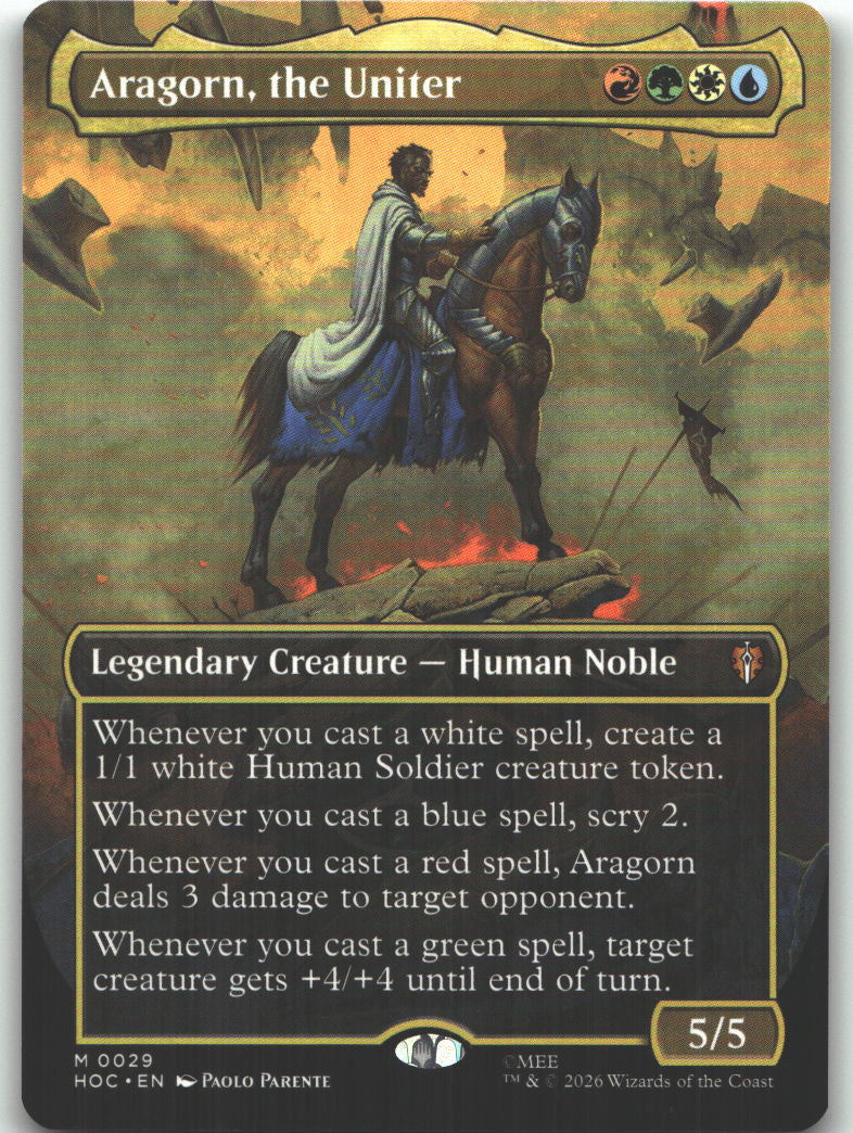 Aragorn, the Uniter (Borderless)