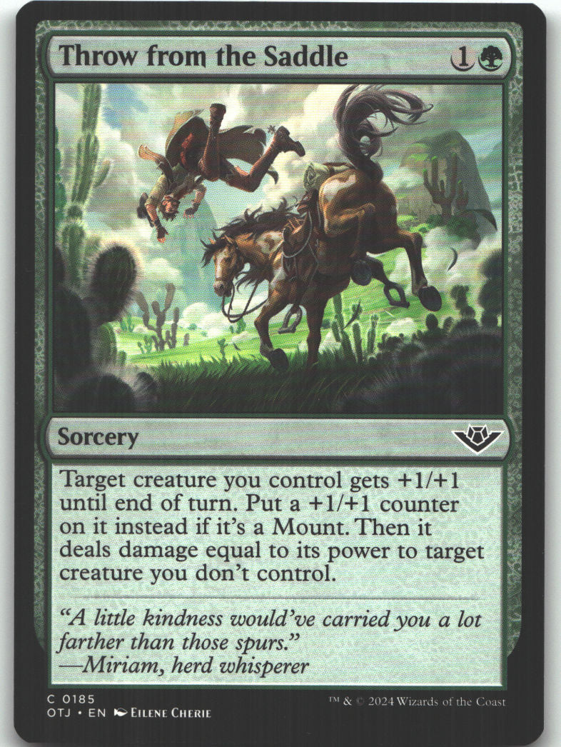 Throw from the Saddle