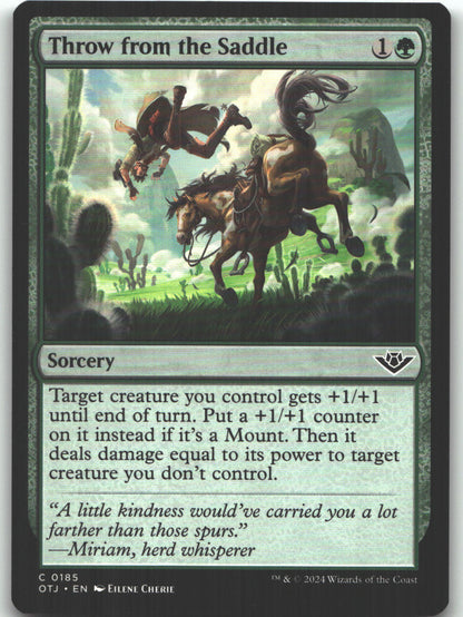 Throw from the Saddle