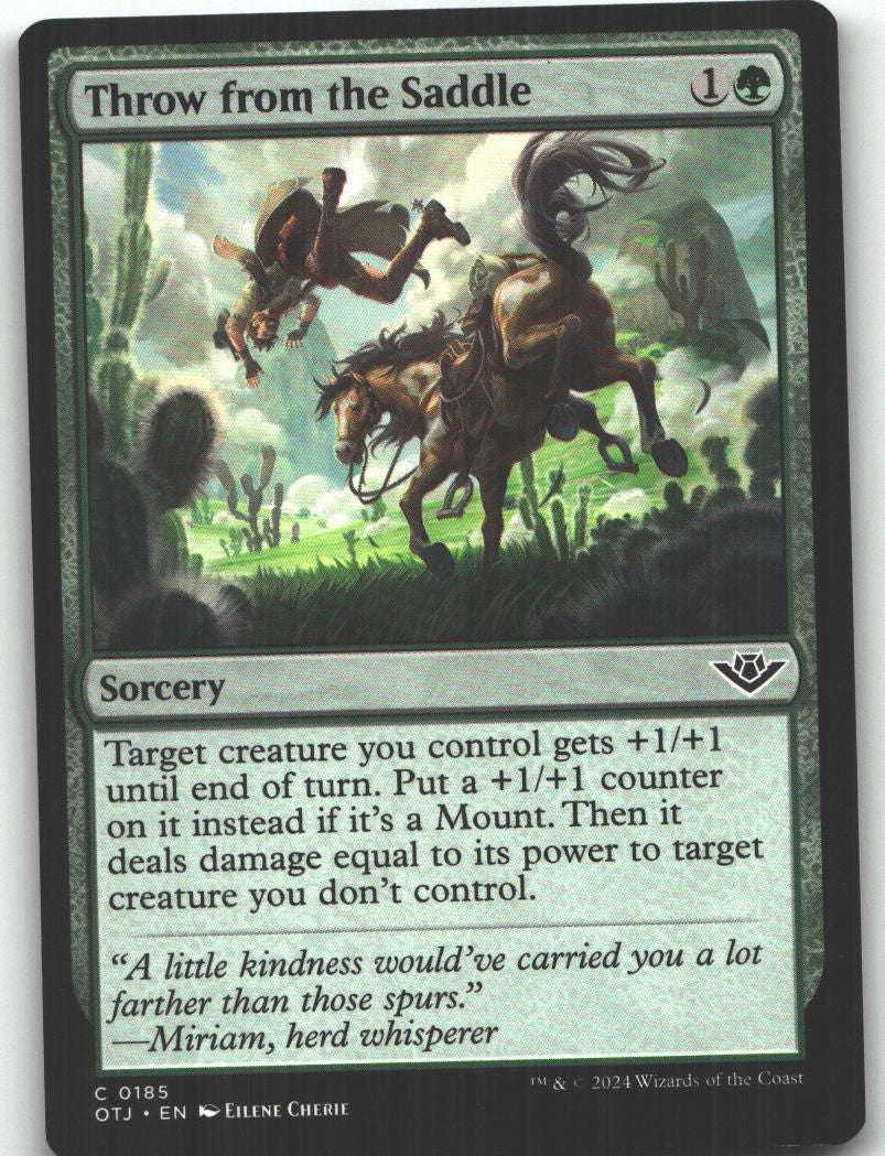 Throw from the Saddle