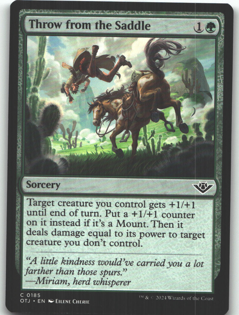 Throw from the Saddle