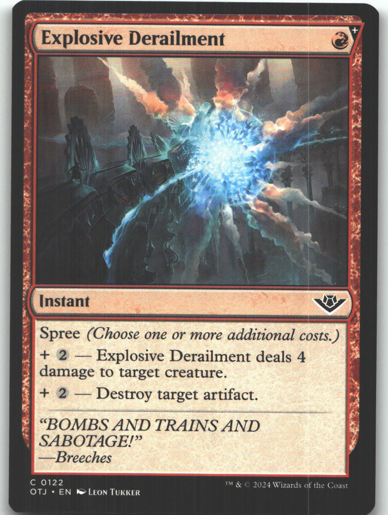 Explosive Derailment