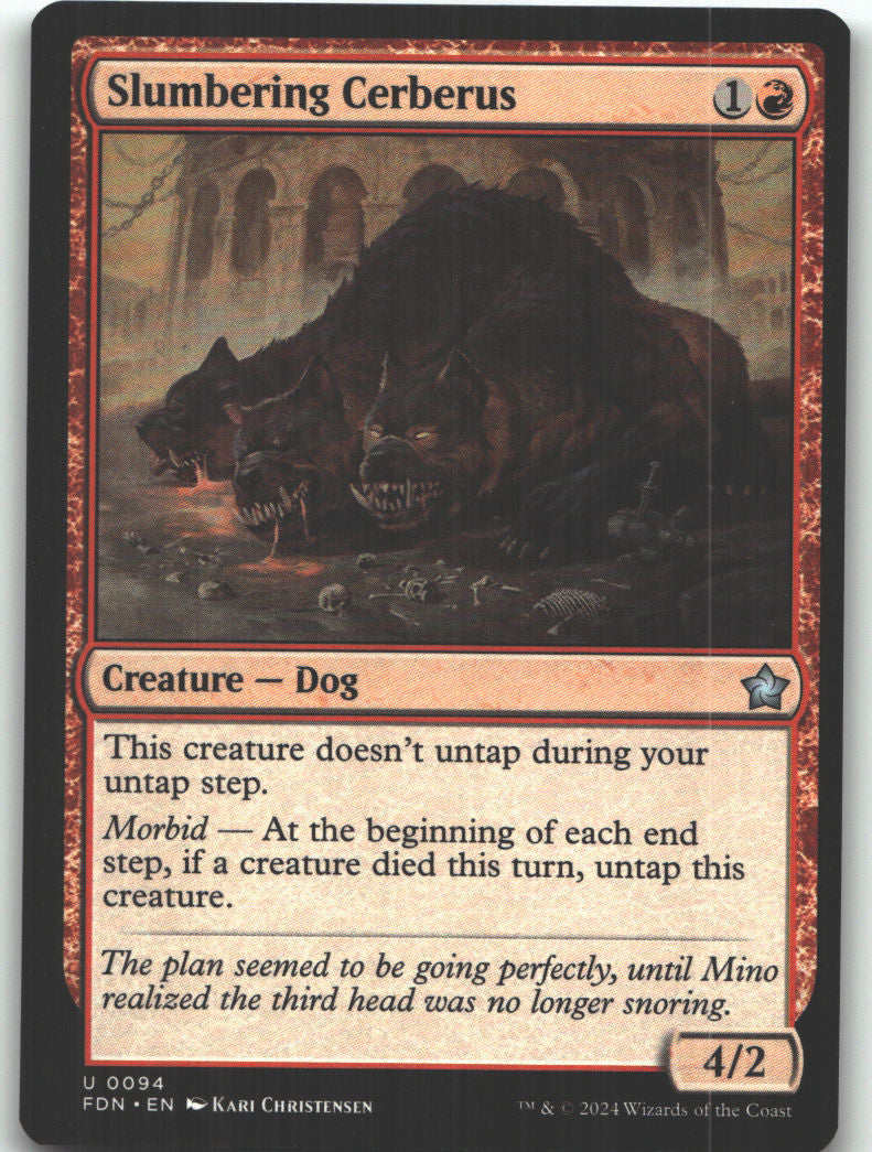 Slumbering Cerberus