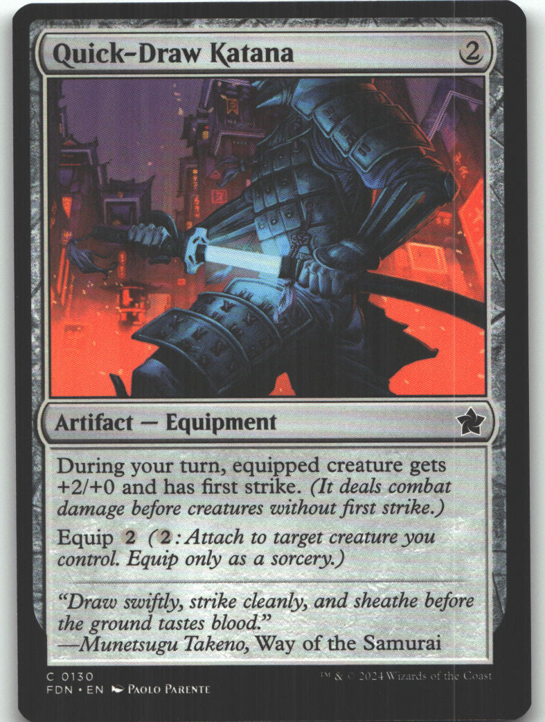 Quick-Draw Katana
