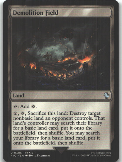 Demolition Field
