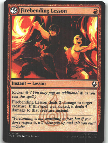 Firebending Lesson