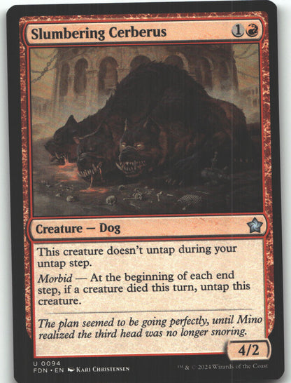Slumbering Cerberus