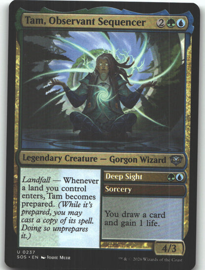 Tam, Observant Sequencer