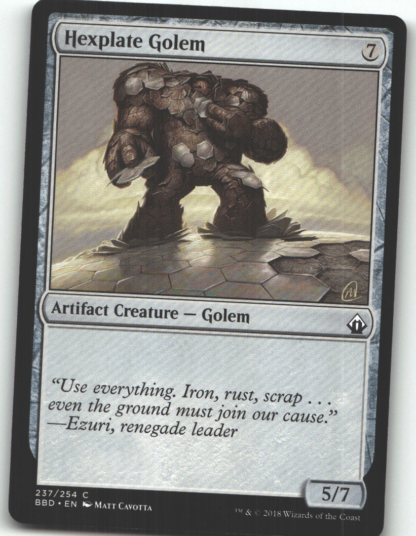 Hexplate Golem