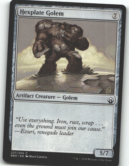 Hexplate Golem