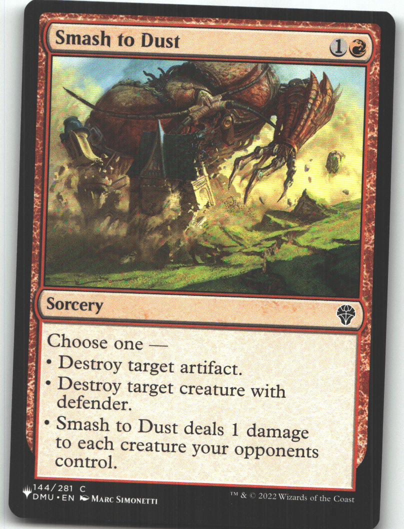 Smash to Dust