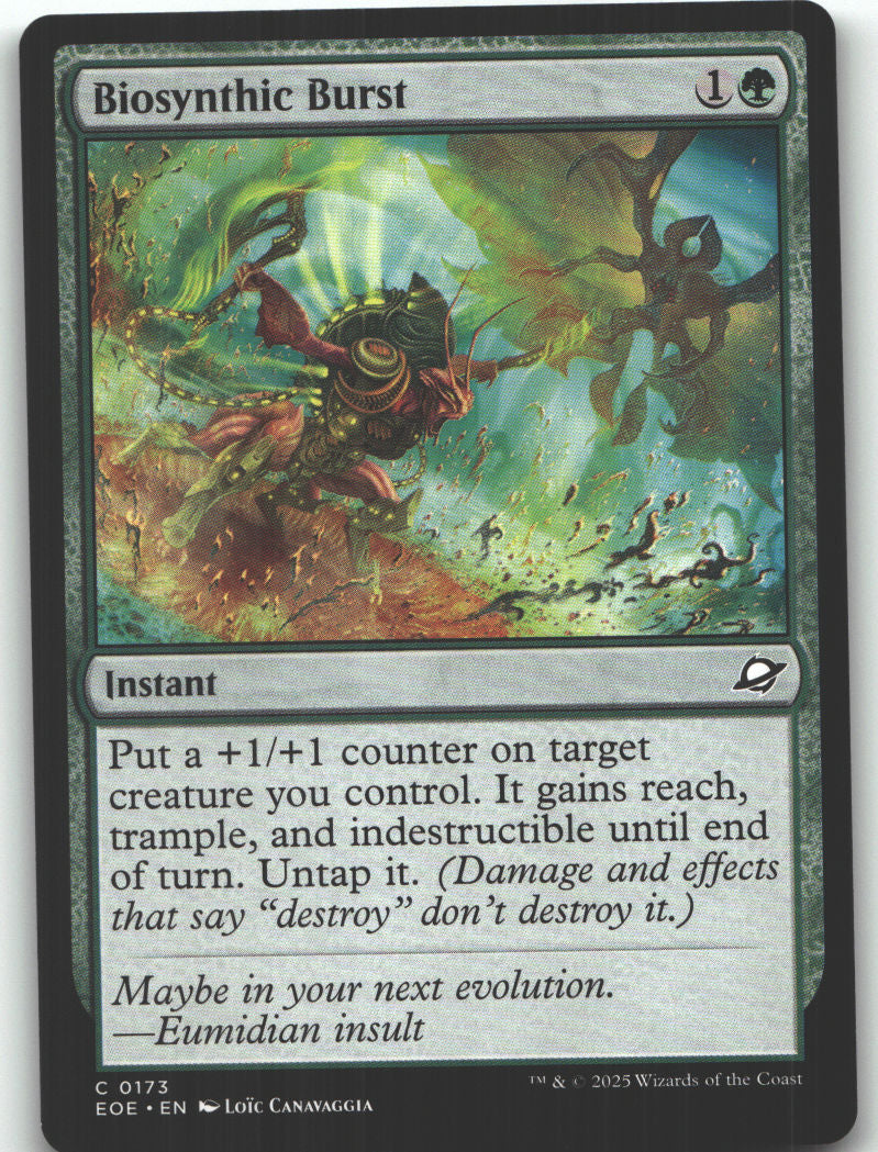 Biosynthic Burst