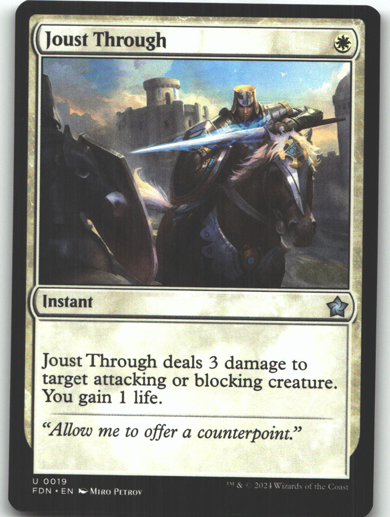 Joust Through