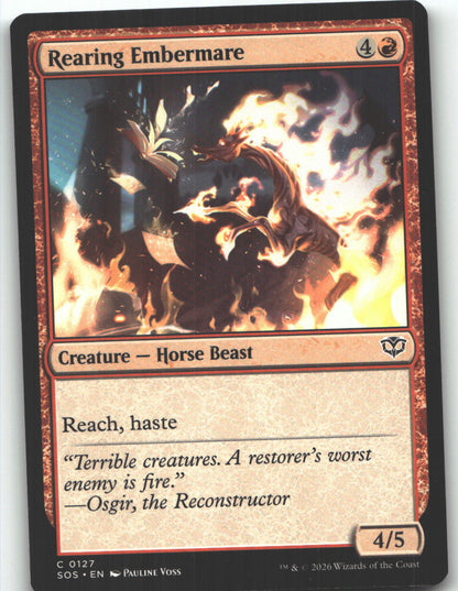 Rearing Embermare