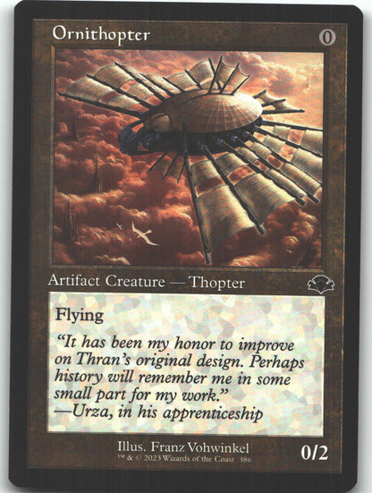 Ornithopter (Retro Frame)