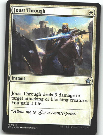 Joust Through