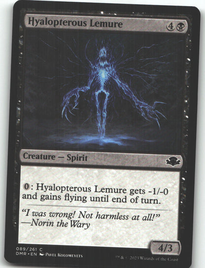 Hyalopterous Lemure