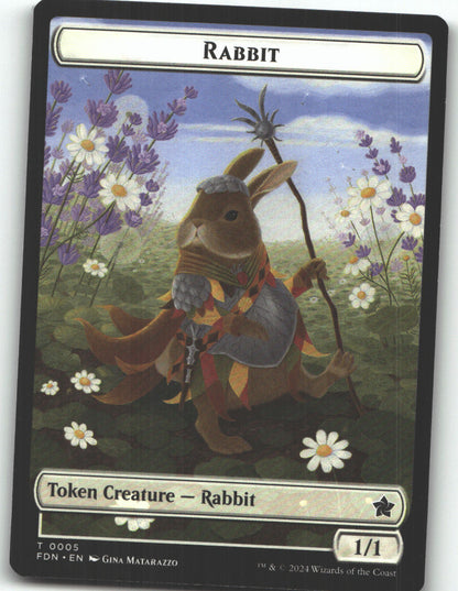 Rabbit // Soldier Double-Sided Token