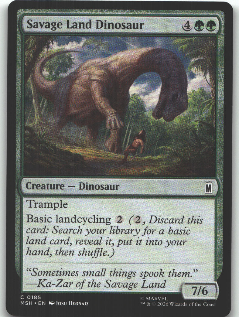 Savage Land Dinosaur