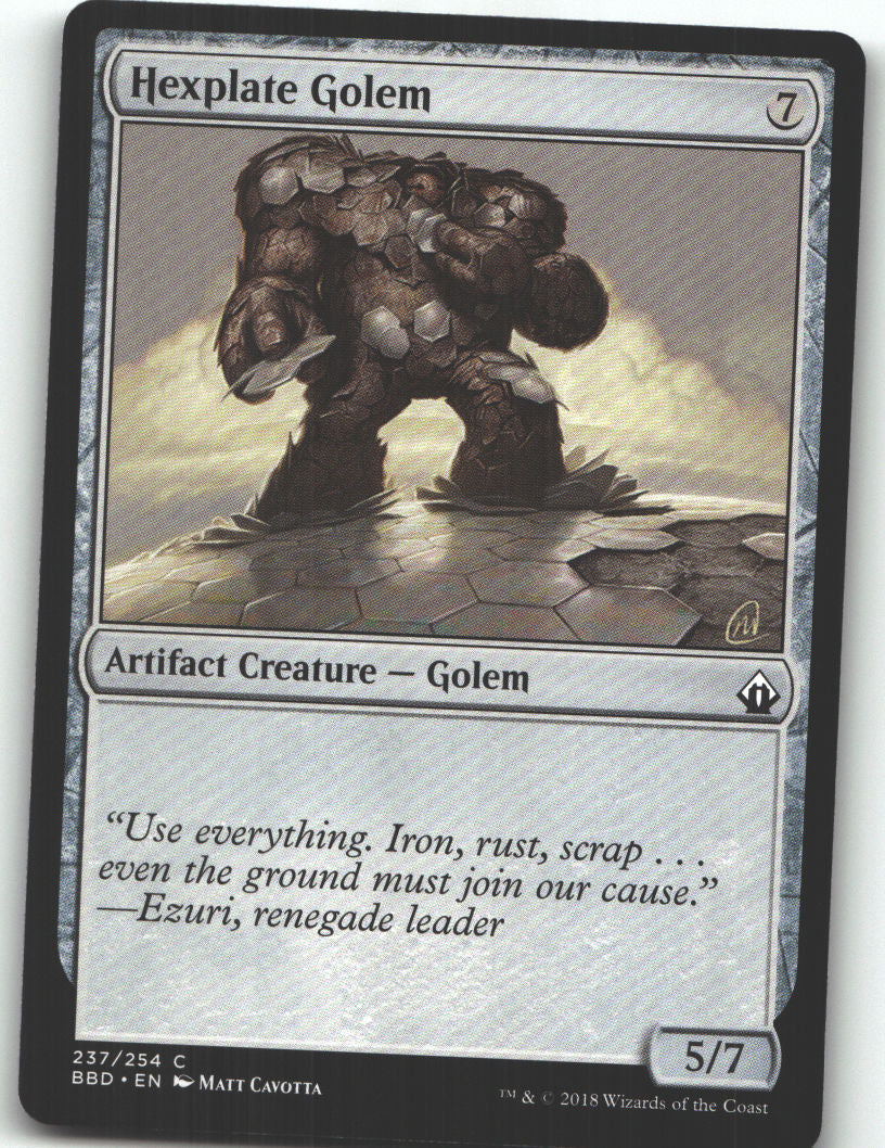 Hexplate Golem