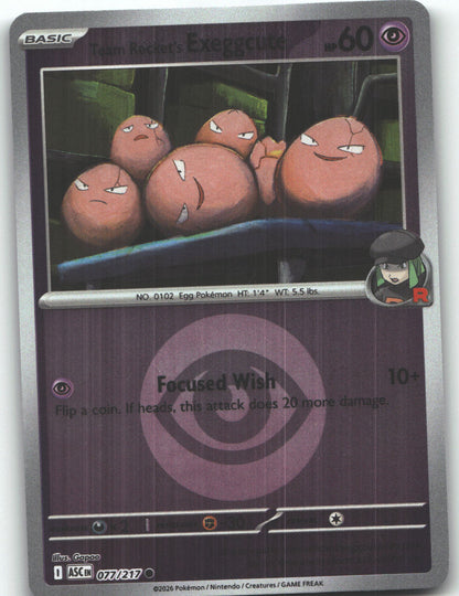 Team Rocket's Exeggcute (Energy Symbol Pattern)