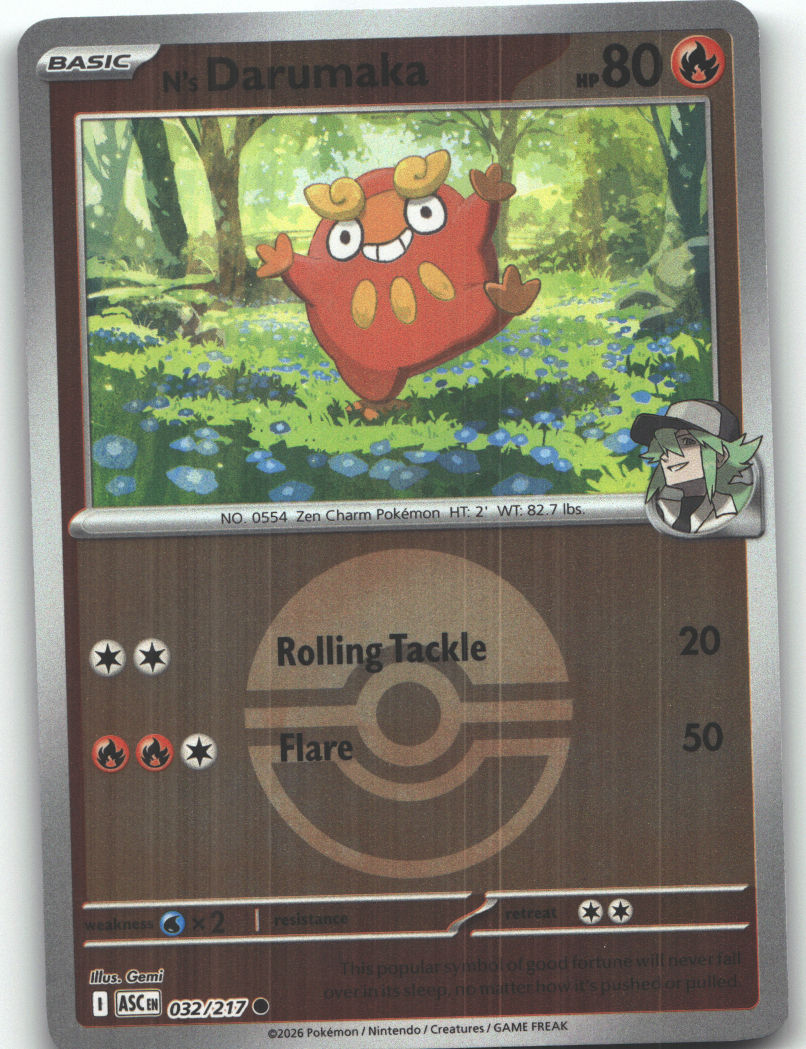 N's Darumaka (Poke Ball)