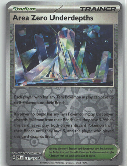 Area Zero Underdepths - 131/142