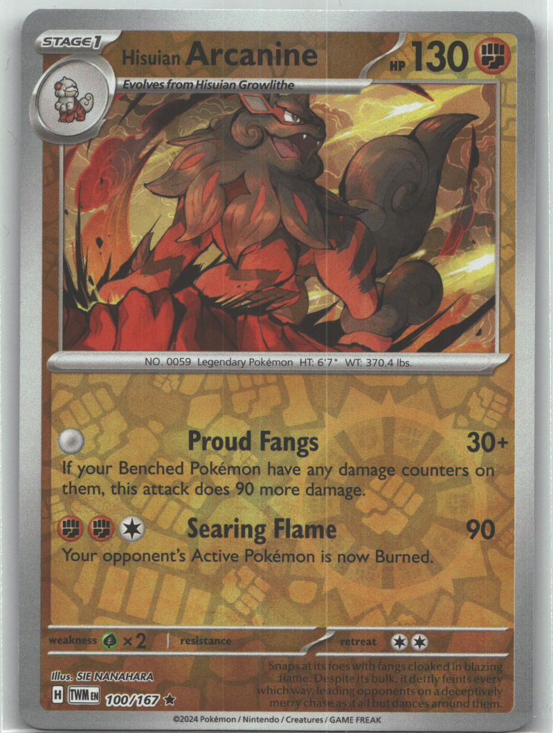 Hisuian Arcanine