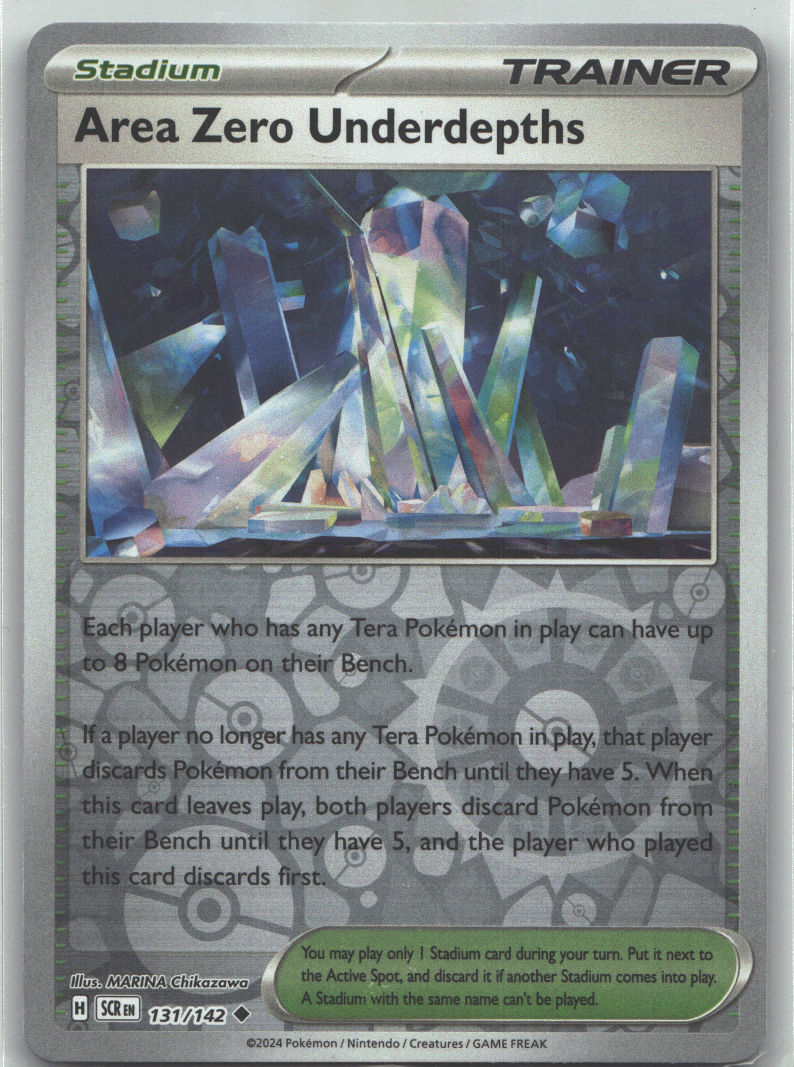 Area Zero Underdepths - 131/142