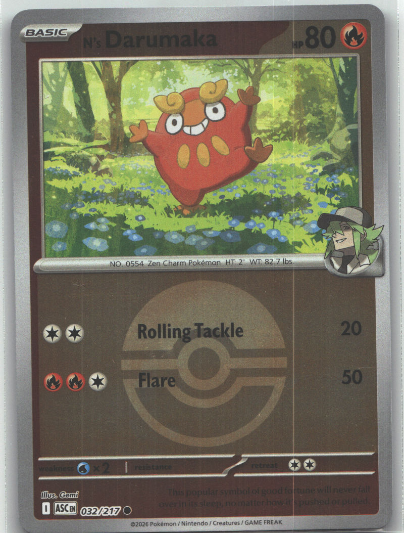 N's Darumaka (Poke Ball)