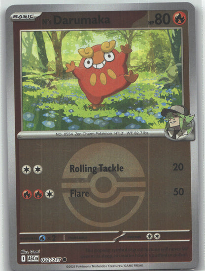 N's Darumaka (Poke Ball)