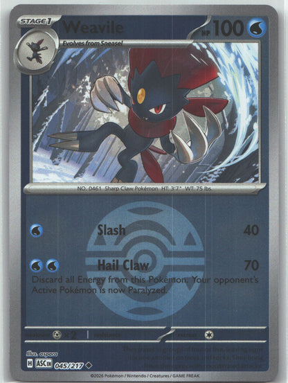 Weavile - 045/217 (Dusk Ball)