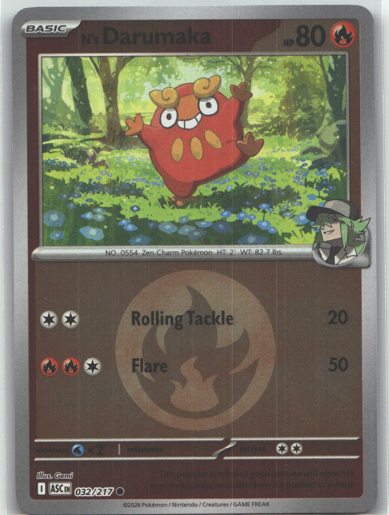 N's Darumaka (Energy Symbol Pattern)