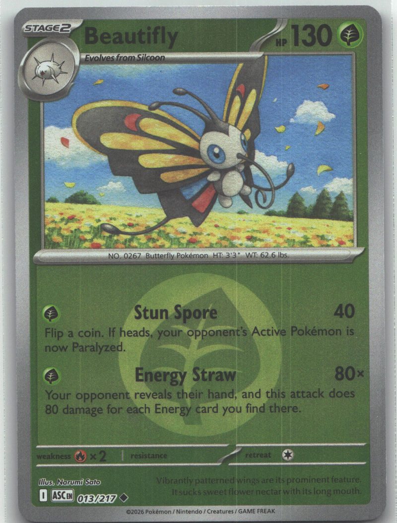Beautifly - 013/217 (Energy Symbol Pattern)