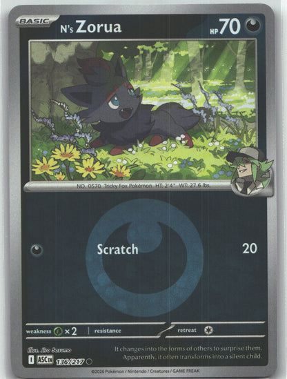 N's Zorua (Energy Symbol Pattern)