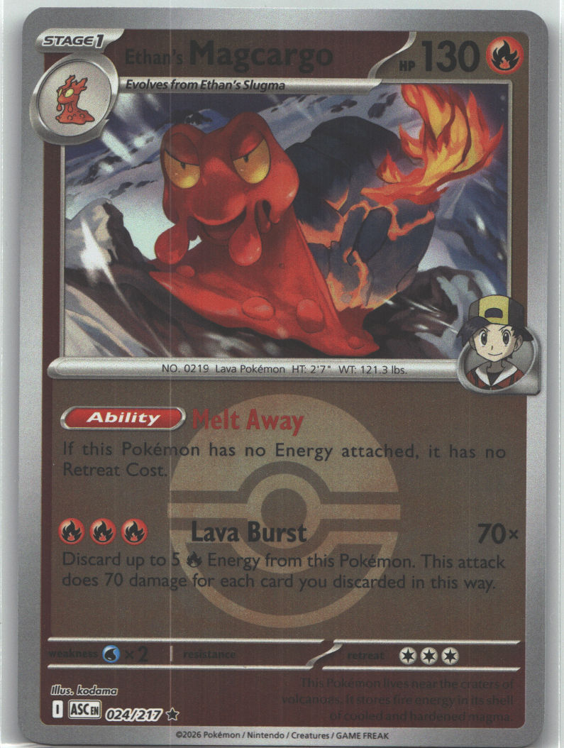 Ethan's Magcargo - 024/217 (Poke Ball)