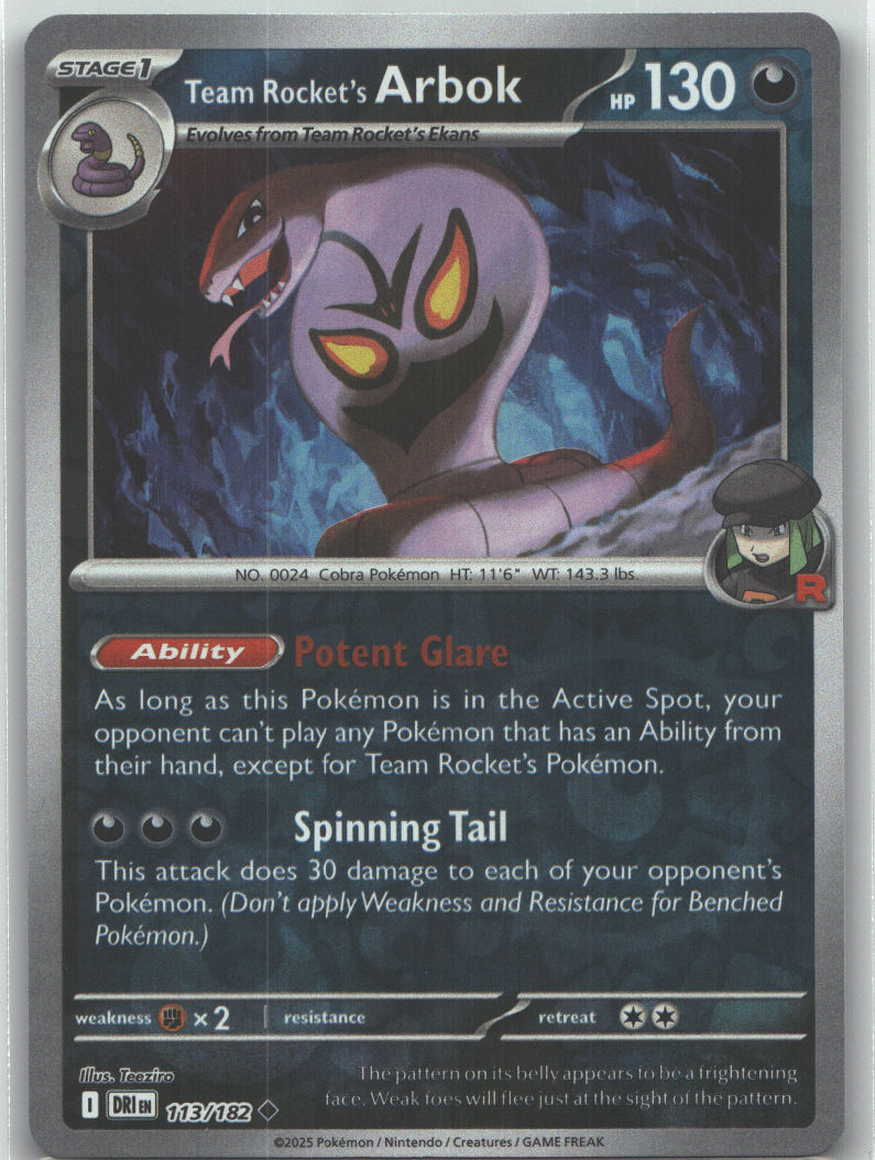 Team Rocket's Arbok