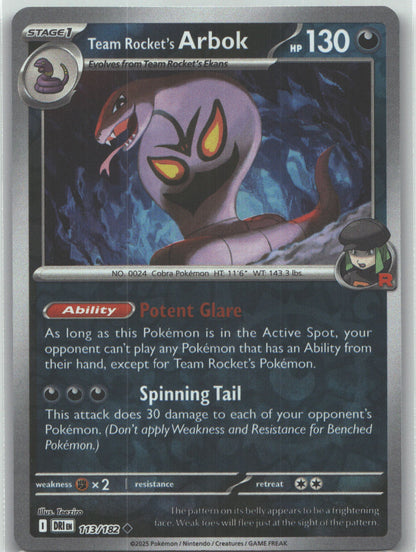 Team Rocket's Arbok