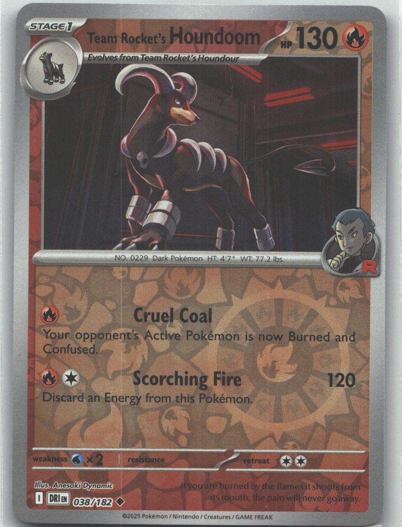 Team Rocket's Houndoom - 038/182