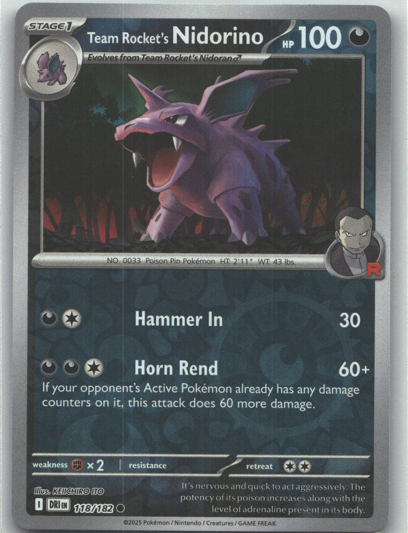 Team Rocket's Nidorino