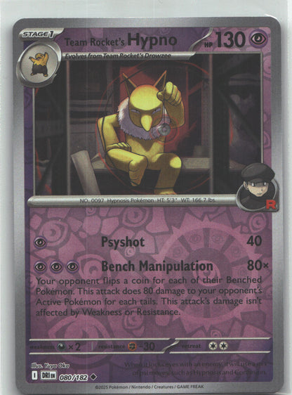 Team Rocket's Hypno