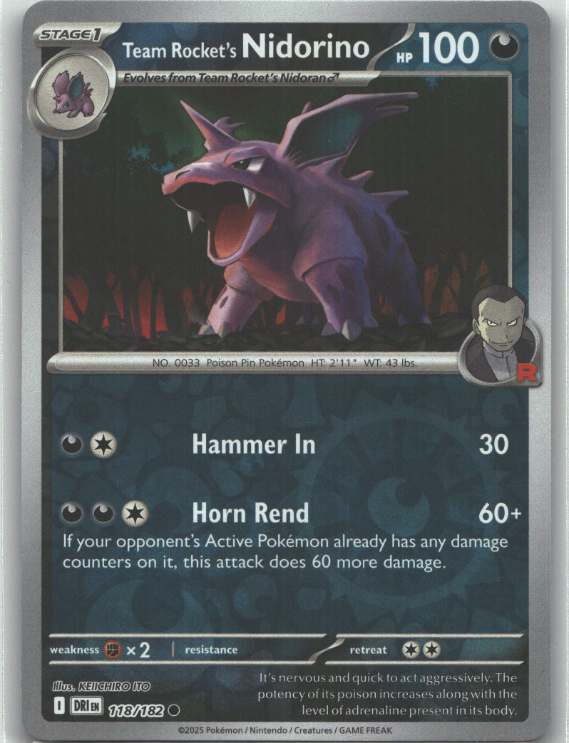 Team Rocket's Nidorino
