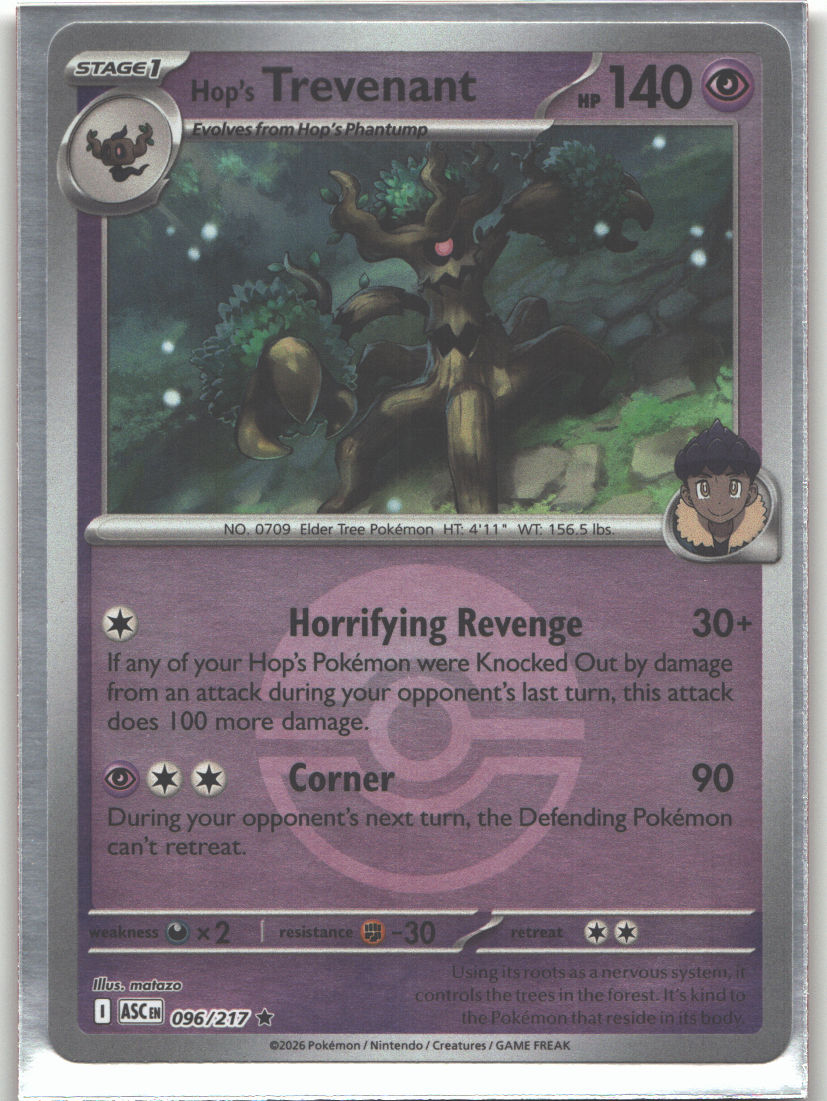 Hop's Trevenant - 096/217 (Poke Ball)