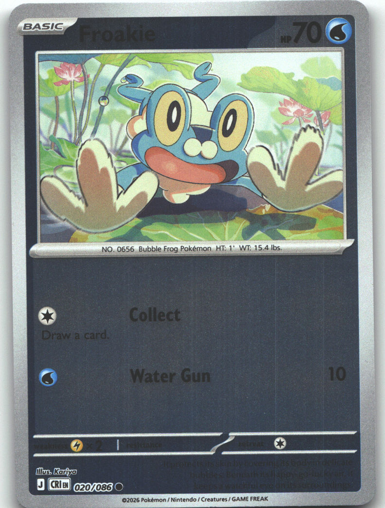 Froakie - 020/086