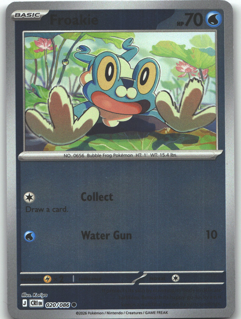 Froakie - 020/086