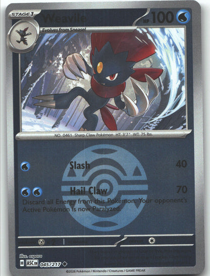 Weavile - 045/217 (Dusk Ball)