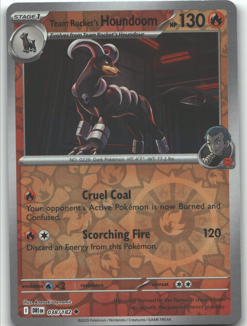 Team Rocket's Houndoom - 038/182