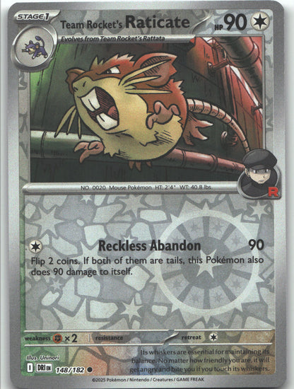 Team Rocket's Raticate - 148/182