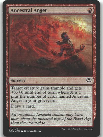 Ancestral Anger